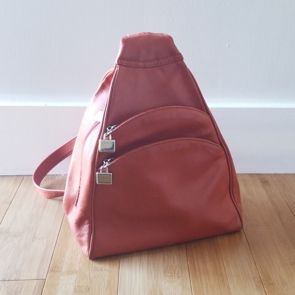 Vintage La Bagagerie Leather Backpack